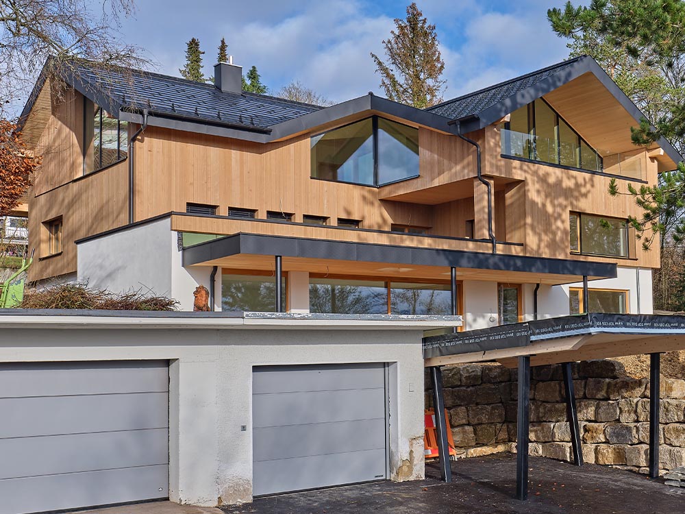 Uwe Maier Holzbau – Aufstockung Wohnhaus Zanger Berg