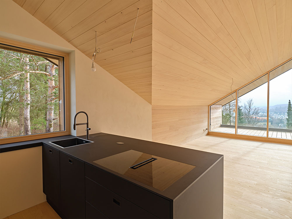 Uwe Maier Holzbau – Aufstockung Wohnhaus Zanger Berg